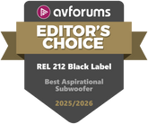 212 Black Label wins avforums Best Aspirational Subwoofer