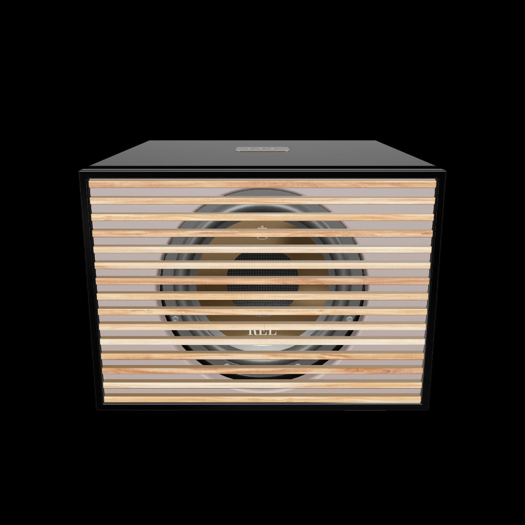 REL Series S 550 Single Black Wood Grill