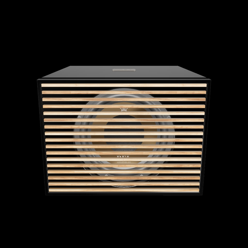 REL Series S 850 Single Black Wood Grill