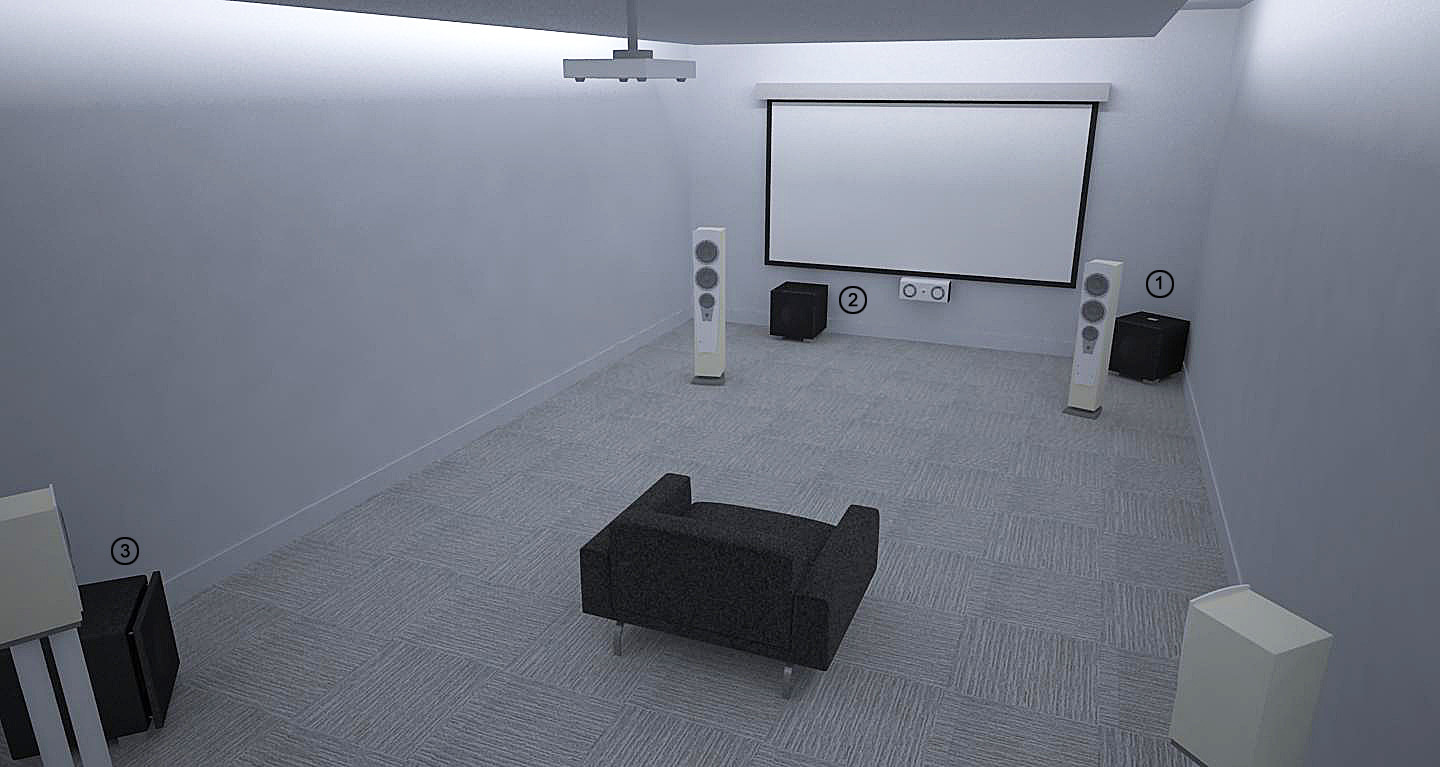 REL Theater Room Setup 4